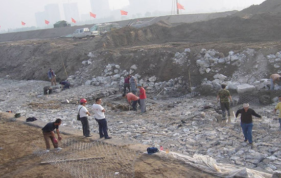 格宾网施工现场